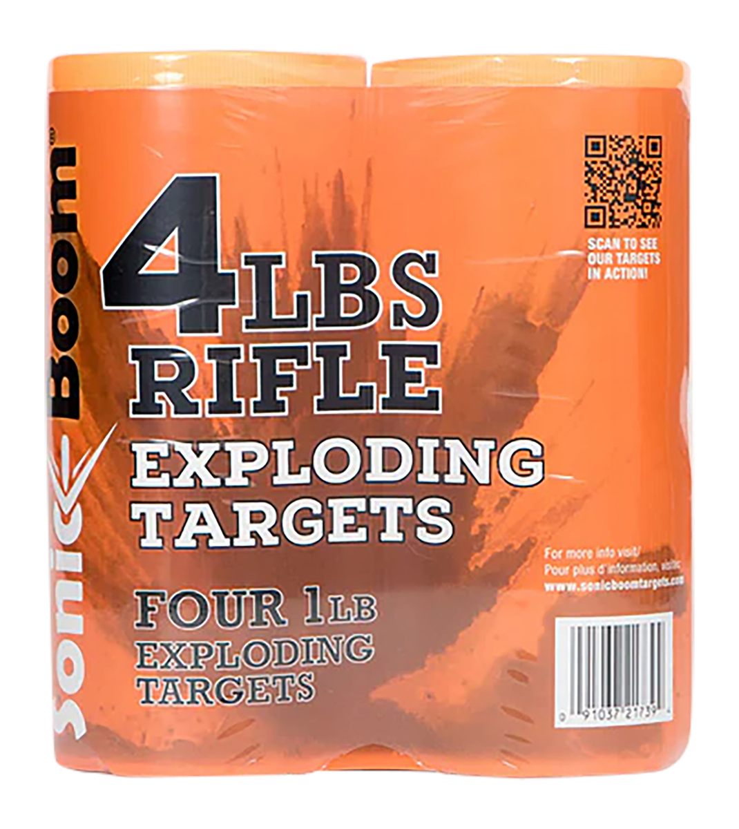 Jerent Enterprises Sonic Boom SBT014P Rifle Exploding Target 1 lb 4 Pack