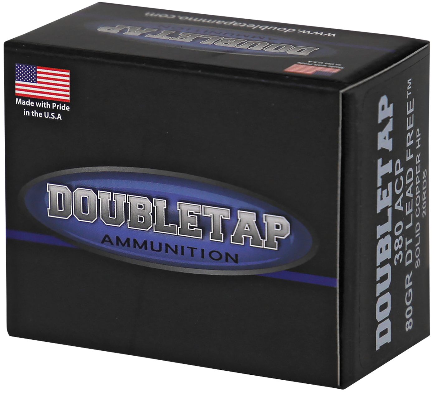 Doubletap Ammunition 380A80X Defense Tac- XP 380ACP 80gr DT Lead Free 20 Pe