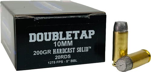 Doubletap Ammunition 10MM200HC Hunter 10mmAuto 200gr Hard Cast Solid 20 Per view 2