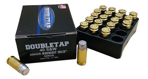 Doubletap Ammunition 40200HC Hunter 40S W 200gr Hard Cast Solid 20 Per Box/ view 2