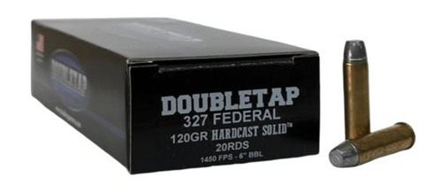 Double Tap Ammunition Hardcast Solid Handgun .327 Fed Mag 120gr Wfngc 1250