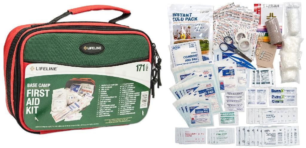 Lifeline First Aid Kit 171 PC (base Camp Travel