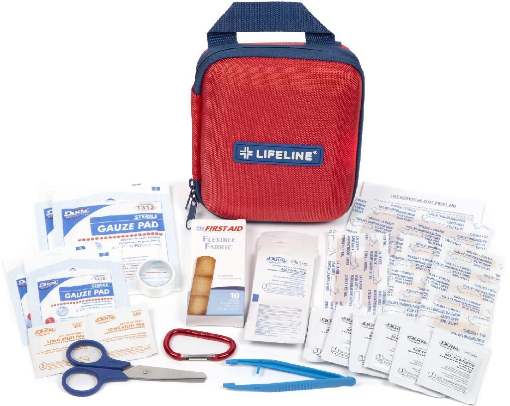 Lifeline 53 Piece First Aid Emergency Kit - Small and Compact Size - Ideal view 2