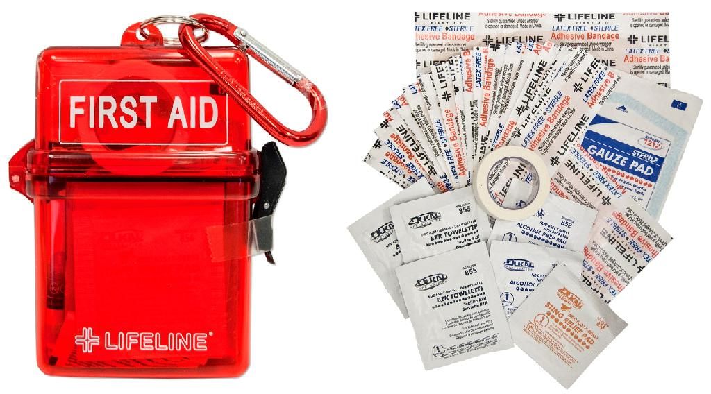 Lifeline First Aid Waterproof Kit 28pc (waterproof Abs Carry Case W/carabin