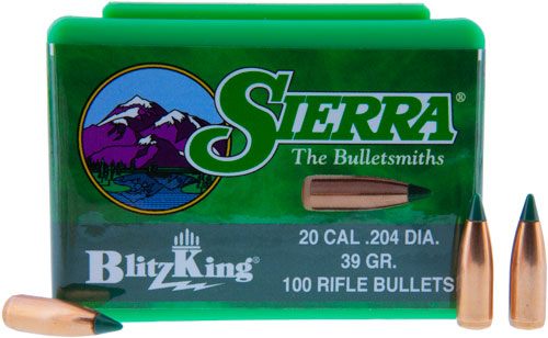 Sierra BlitzKing Rifle Bullets .20 cal .204in 39 gr Blkg 100/ct view 3