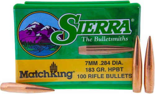 Sierra 1983 7mm Rifle Bullet, 183 Grain
