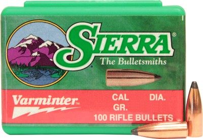 Sierra Bullets Varminter Rifle .30 cal / 7.62mm .308in 135 gr HP 100/ct