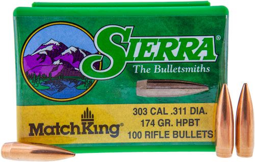 Sierra Bullets MatchKing Rifle .311 cal .311in 174 gr HPBT 100/ct view 3