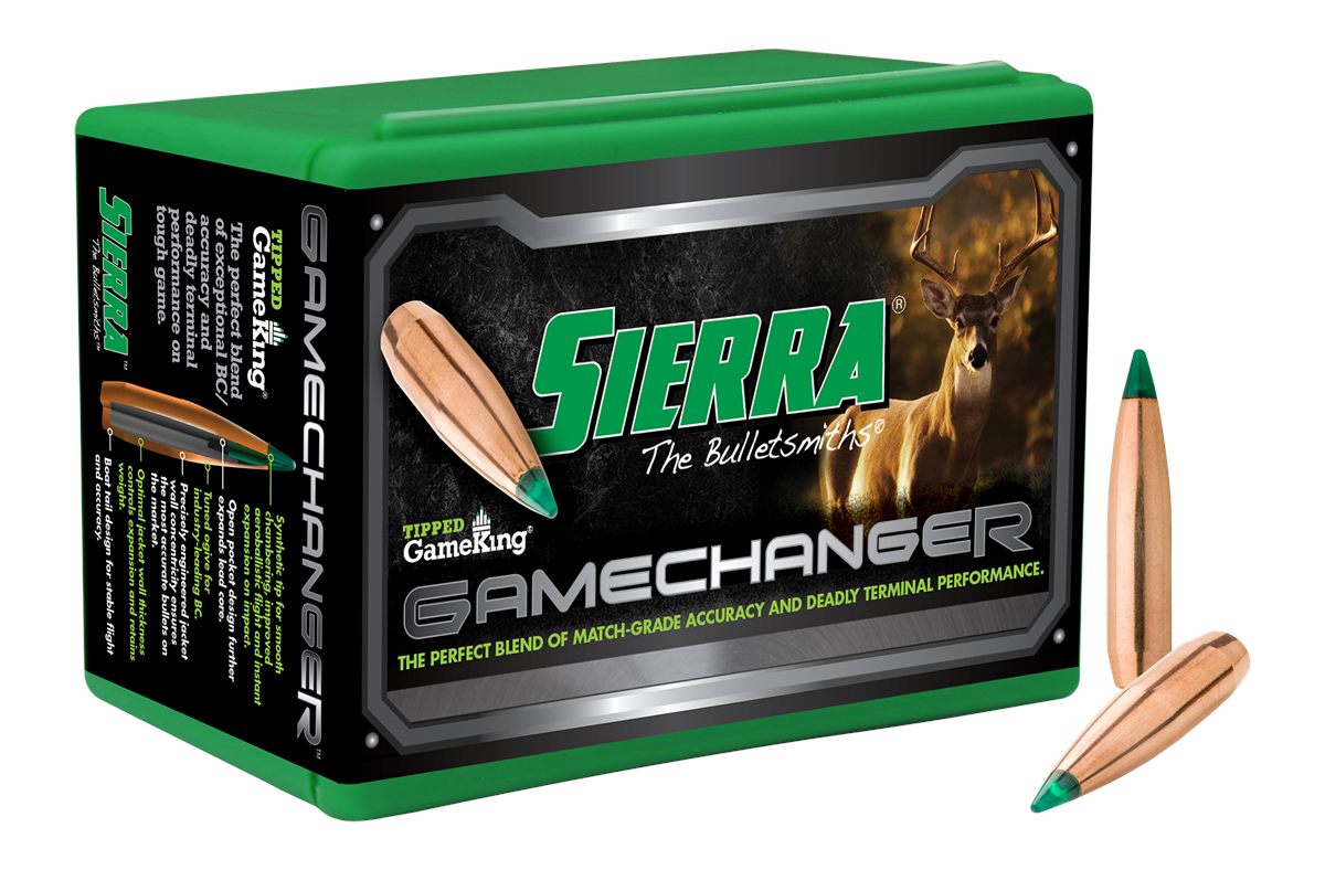 Sierra Bullets Tipped GameKing Rifle 6mm .243 cal .243in 100 gr BT 100/ct