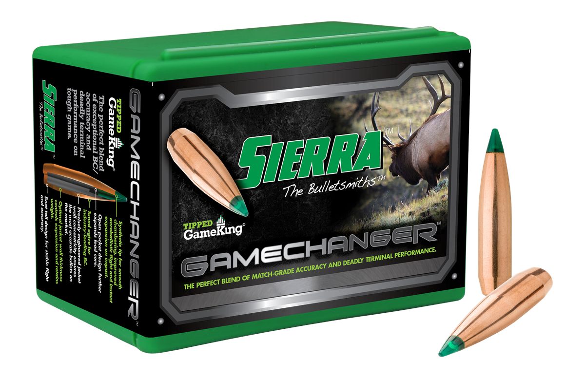 Sierra Bullets Tipped GameKing Rifle .30 cal/7.62mm .308in 180 gr BT 100/ct