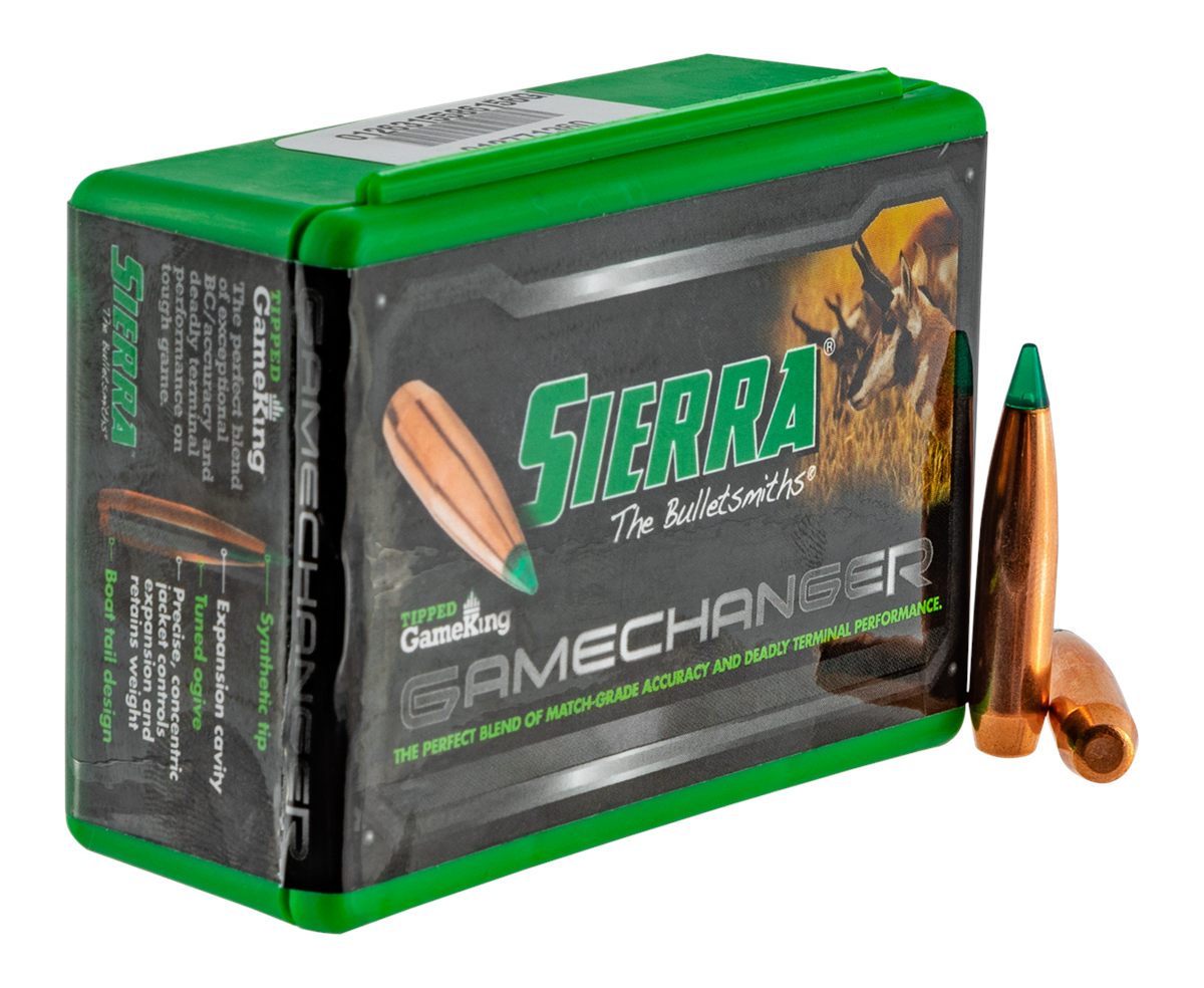 Sierra 4330T Tipped GameKing 6.5 Creedmoor 130gr Hollow Point Boat Tail 50/