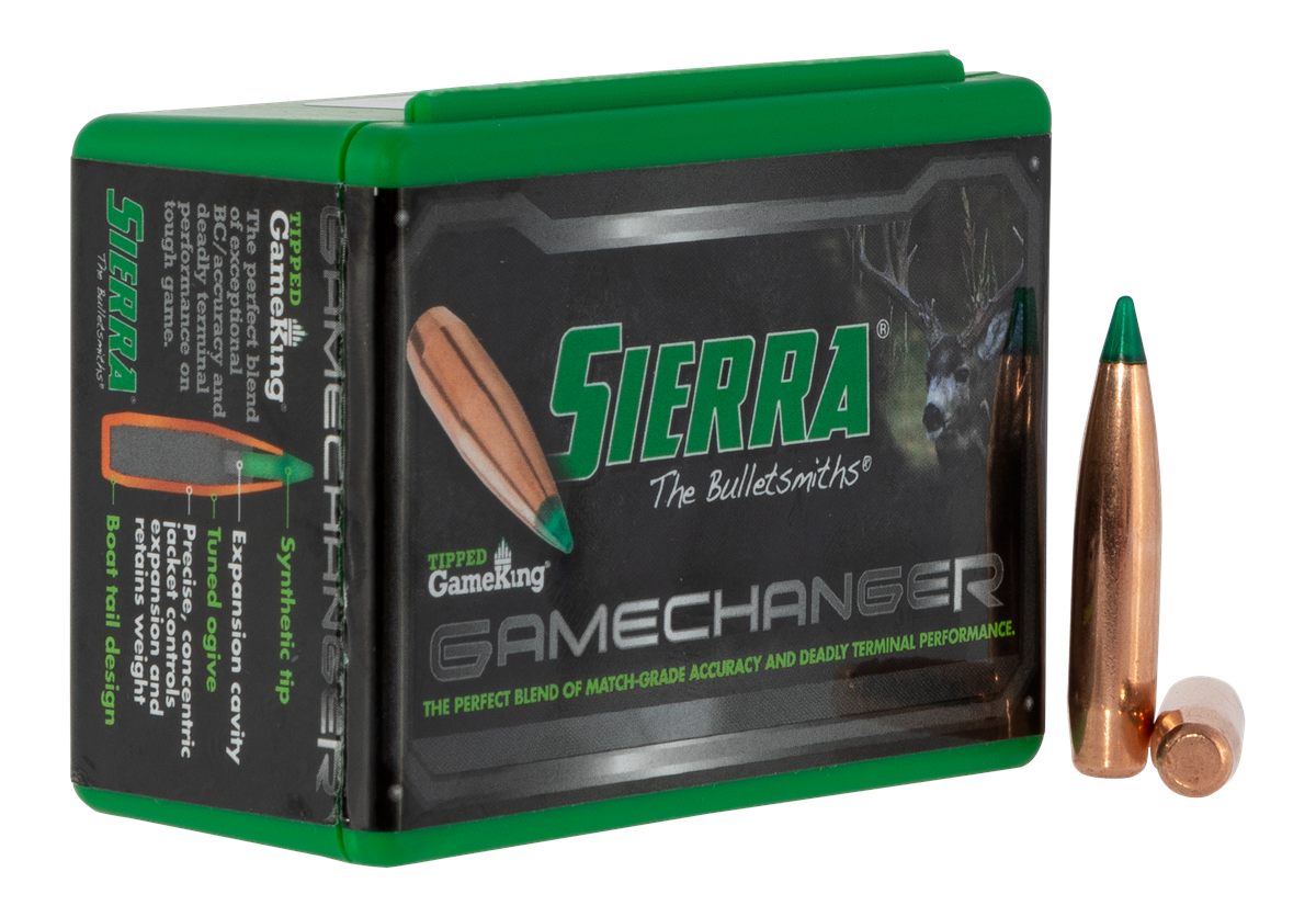 Sierra Bullets 4565T Tipped GameKing 7mm 165gr Hollow Point Boat Tail 50/Bo