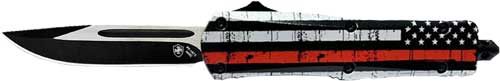 Templar Knife Large OTF Back THE RED 3.5in BLK Drop Point