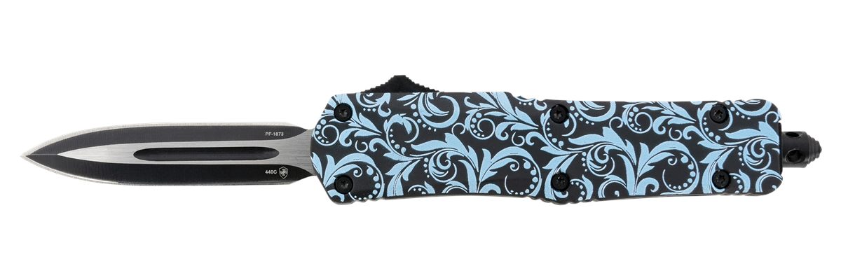 Templar Knife SMDT131 Gen II Maiden Teal Small 2.69in OTF Dagger Plain Blac
