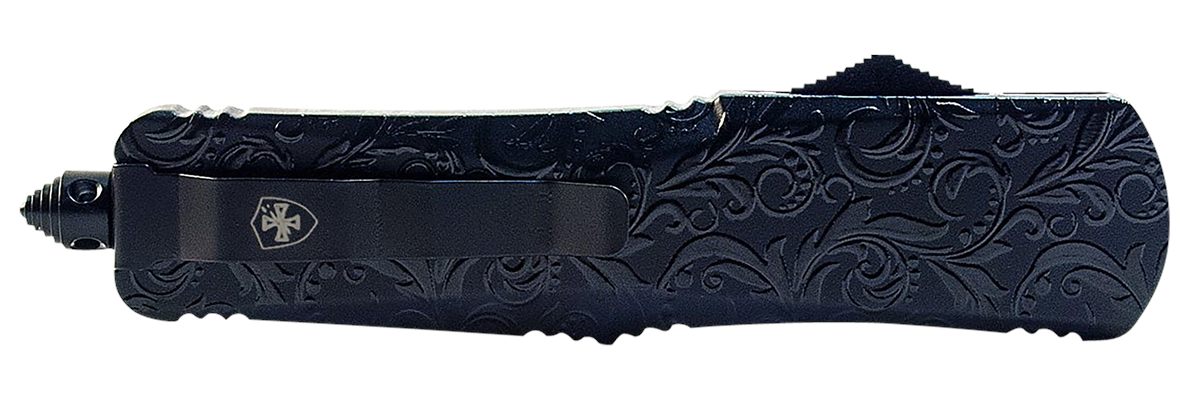 Templar Knife MMDG131 Gen II Maiden Gloss Slim 3.43in OTF Dagger Plain Blac