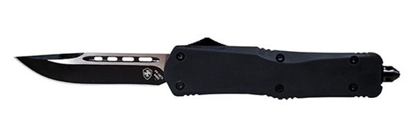 Templar Knife LBR331 Gen II Large 3.50in OTF Drop Point Plain Black Oxide S view 2