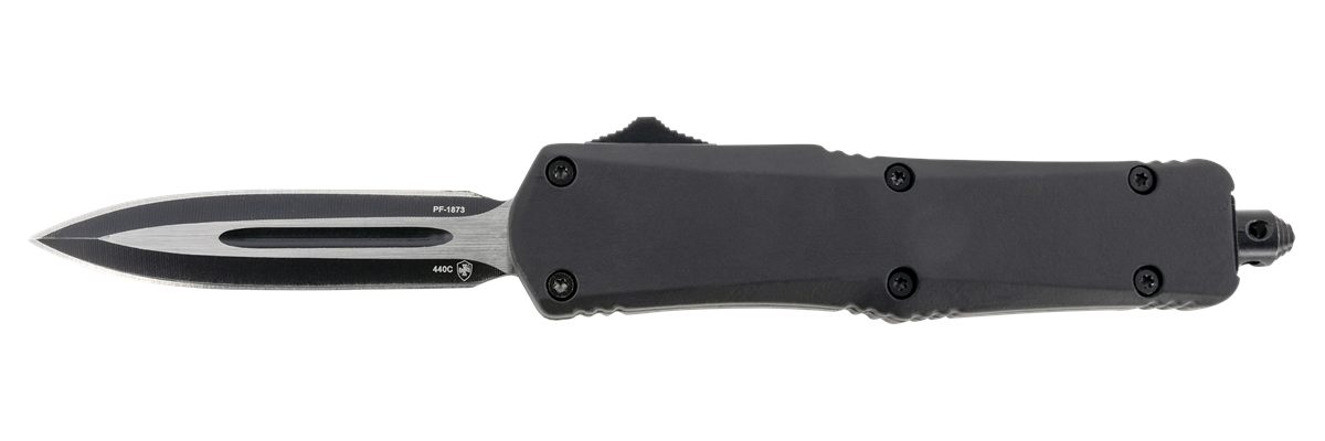 Templar Knife SBR131 Gen II Small 2.69in OTF Dagger Plain Black Oxide Stone