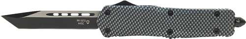 Templar Knife Large OTF Carbon Fiber 3.5in Black Tanto view 2