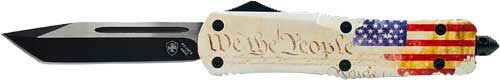 Templar Knife Large OTF WE THE People 3.5in Black Tanto