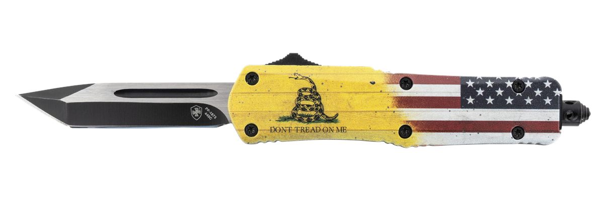 Templar Knife S-Dtom-23-1 Gen II Don't Tread On Me Small 2.69in OTF Plain B