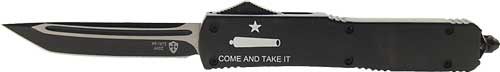 Templar Knife Slim OTF Come AND Take IT 3.1in Black Tanto