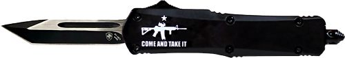 Templar Knife Small OTF Come AND Take IT AR 2.75in BLK Tanto