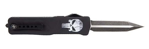 Templar Knife Knives Premium Weighted Automatic 3 1/2in Dagger Blade Fallen view 2