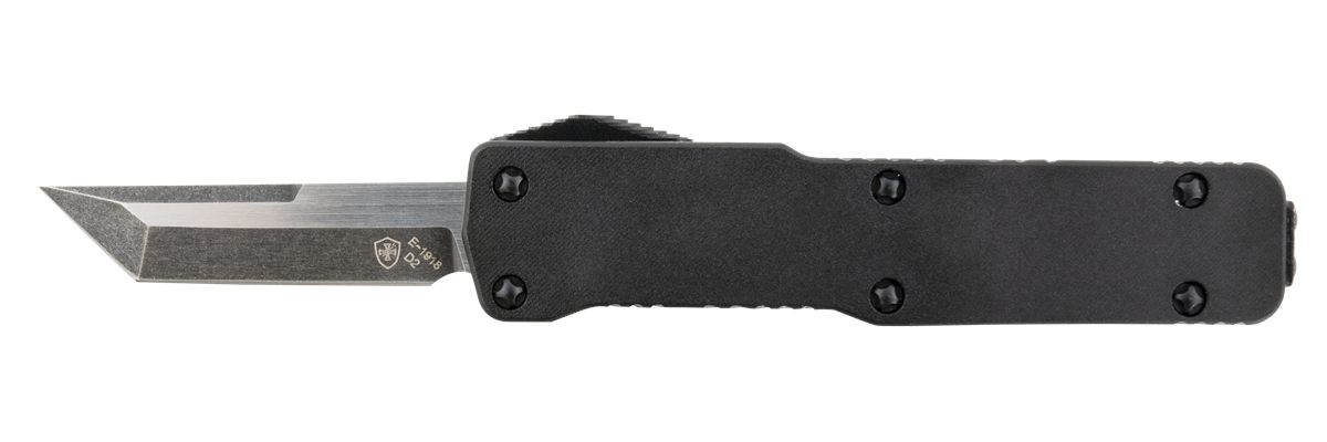 Templar Knife CABR221 Premium LW Micro 1.85in OTF Tanto Plain Black Oxide S