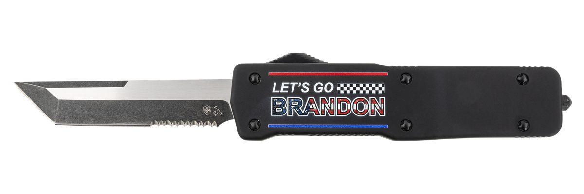Templar Knife LZLGB521 Premium Weighted Let's Go Brandon Large 3.55in OTF T
