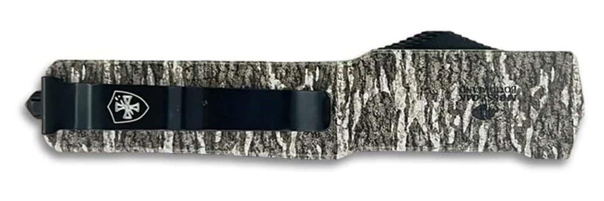 Templar Knife Premium Weighted Small 3-1/8in D2 Dagger Blade Mossy Oak Bott view 2