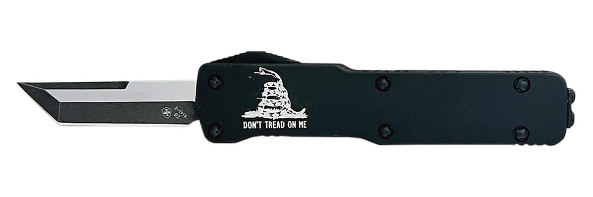 TEMP CADTOM221 CAL ALUM DONT TREAD ON ME TANTO BLK