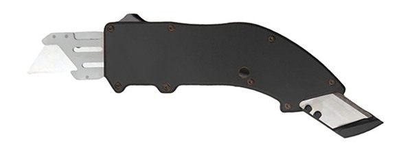 Templar Knife Squire Utility OTF Razor Plain Black Anodized 5.38in Aluminum view 3