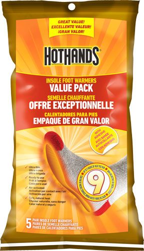 HotHands Insole Foot Warmers With Adhesive Value Pack (5-Pairs) (HFINS5PRUP