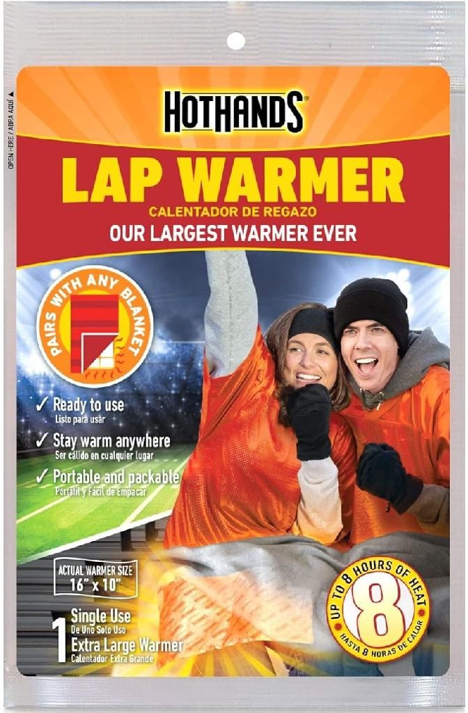 HotHands Lap Warmer, Largest 16in X 10in - Up to 8 Hours of Long Lasting He view 2
