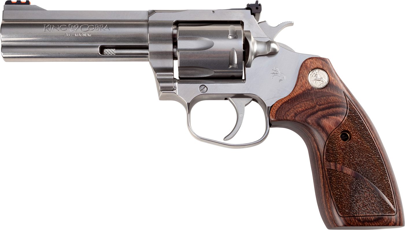 Colt Mfg KCOBRASB4TS King Cobra Target 357 Mag 6 Shot 4.25in Matte Stainles