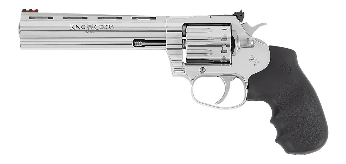 Colt Mfg KCOBRA22-SP6RFO King Cobra Target 22 LR 10rd 6in Stainless Steel B