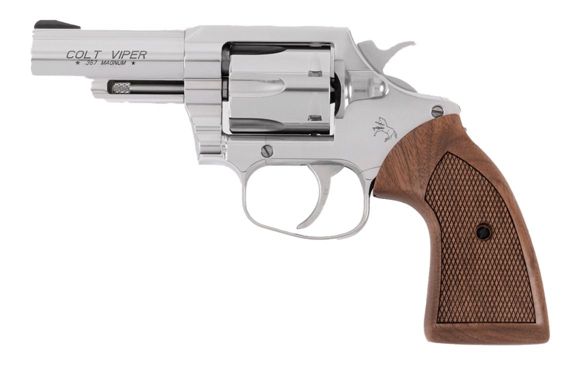 Colt Mfg VIPERSP3WRR 357 Mag/38 Special 6rd 3in 1/2 Lug Stainless Steel Bar view 2