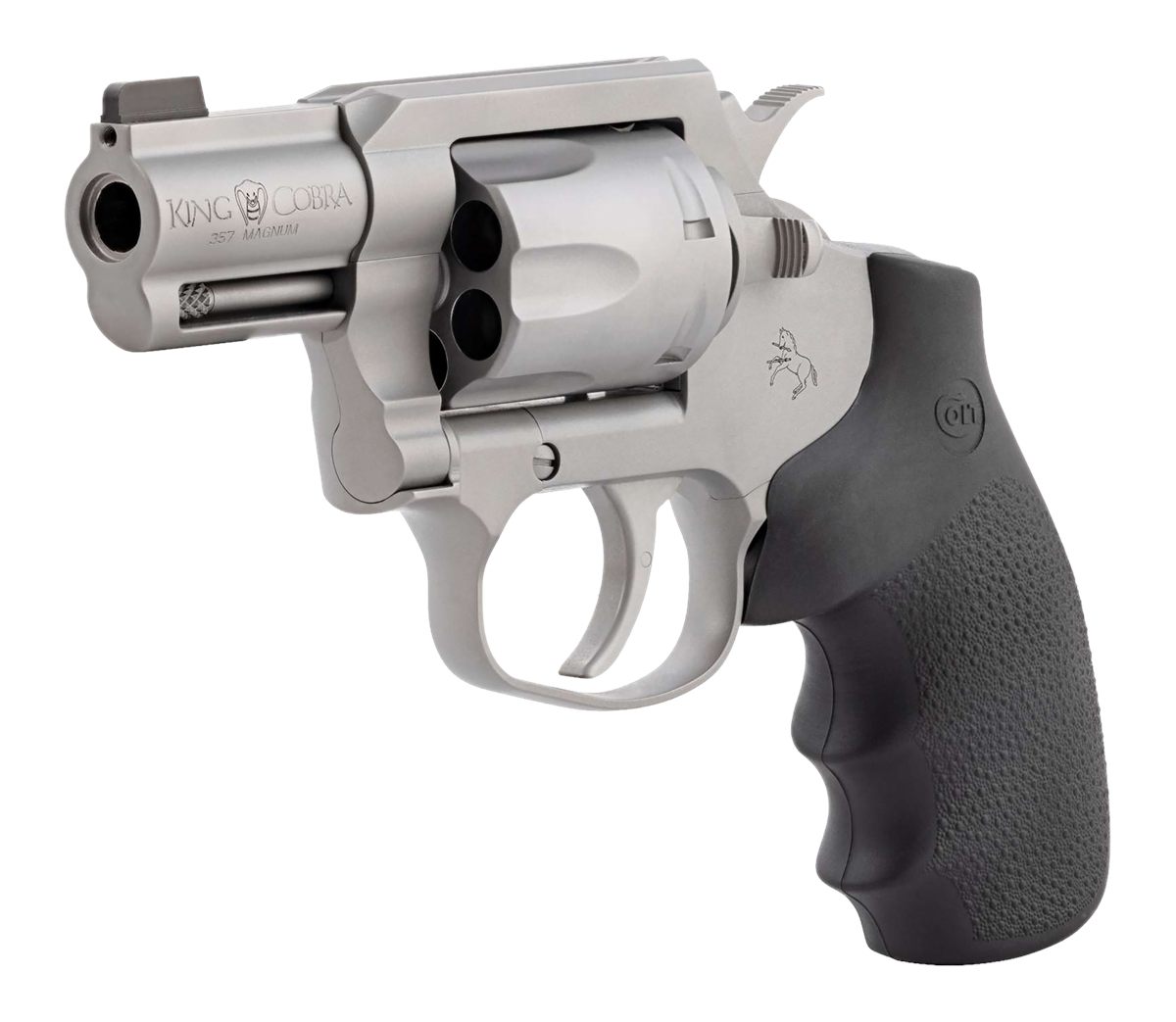 Colt Mfg KCOBRASM2BBS King Cobra Small 357 Mag 6 Shot 2in Matte Stainless S