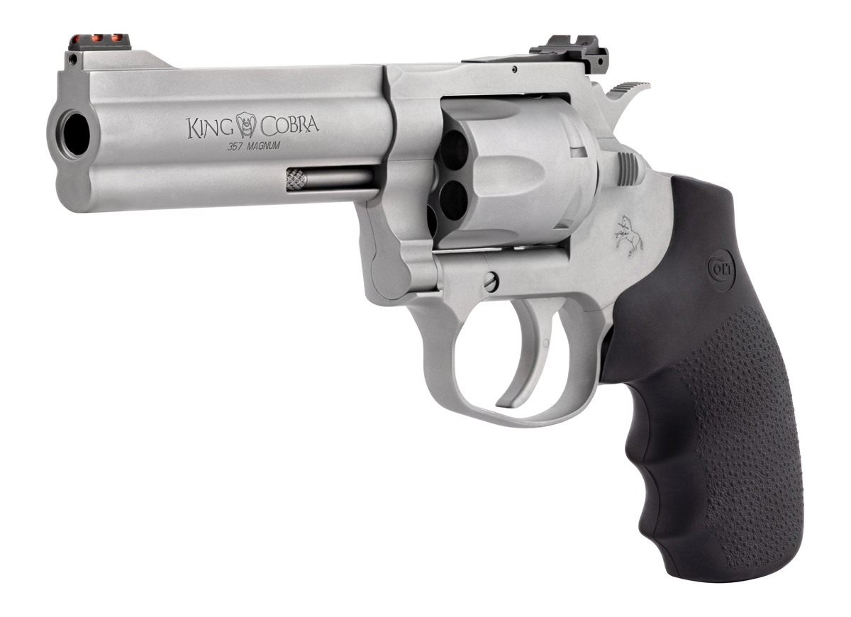 Colt Mfg KCOBRASM4RTS King Cobra Target 357 Mag 6 Shot 4.25in Matte Stainle