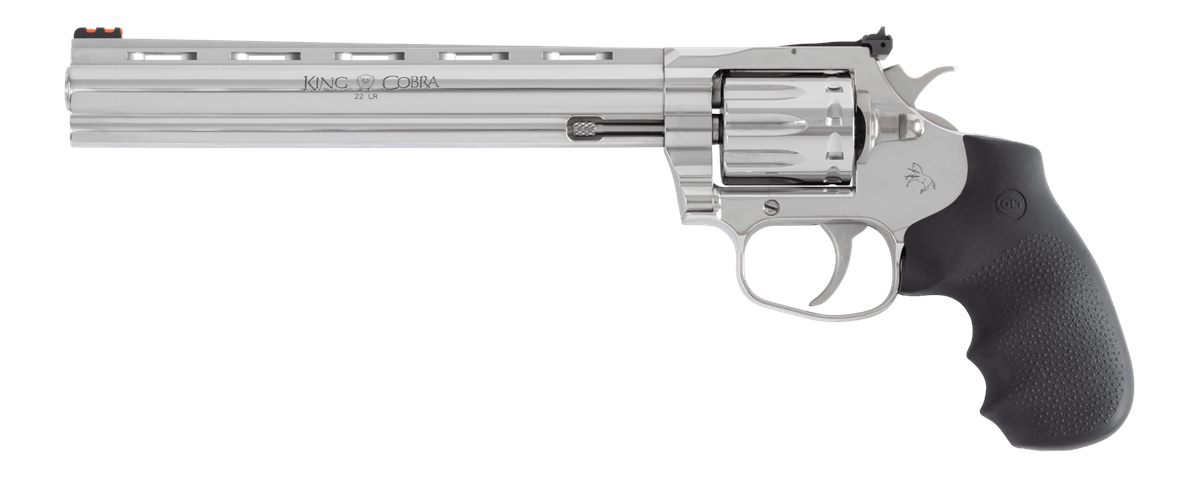 Colt Mfg KCOBRA22SP8RFO King Cobra Target 22 LR 10rd Shot 8in Stainless Ven view 2