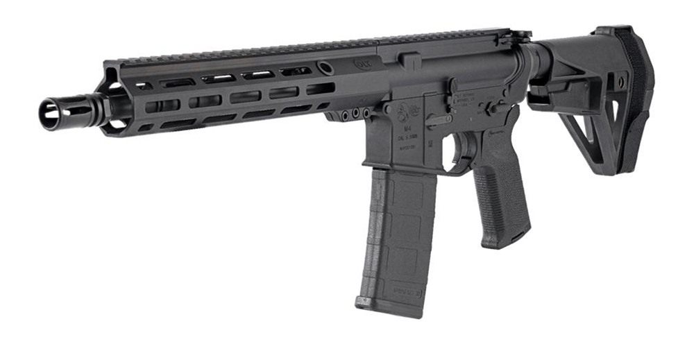 Colt M4 Brace Handgun 5.56mm 30rd Magazine 11.5in 1/2x28 Threaded Barrel Bl view 3