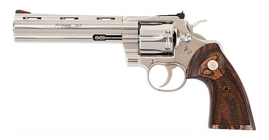 Colt Mfg PYTHONSP6WTS 38 Special/357 Mag 6 Shot 6in Stainless Vent Recessed view 3