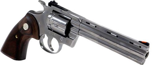 Colt Mfg PYTHONSP6WTS 38 Special/357 Mag 6 Shot 6in Stainless Vent Recessed view 4