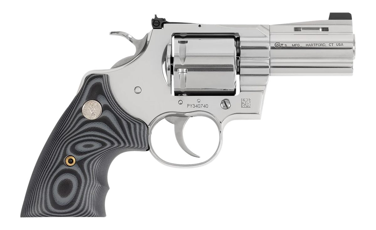 Colt Mfg PYTHONSP3NS Combat Elite 357 Mag/38 Special 6 Shot 3in Stainless S
