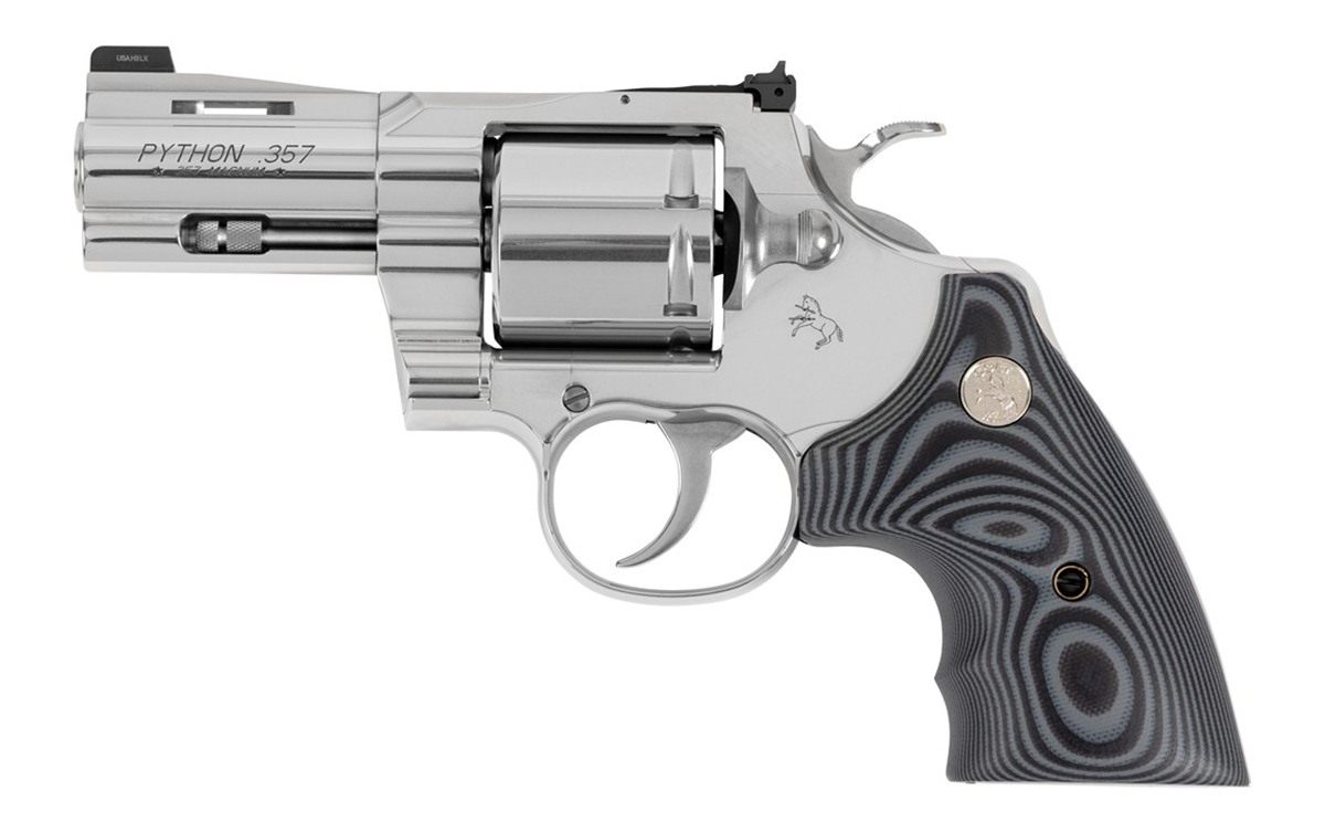 Colt Mfg PYTHONSP3NS Combat Elite 357 Mag/38 Special 6 Shot 3in Stainless S view 2