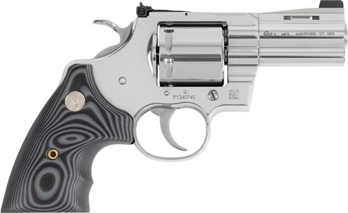 Colt Mfg PYTHONSP3NS Combat Elite 357 Mag/38 Special 6 Shot 3in Stainless S view 4