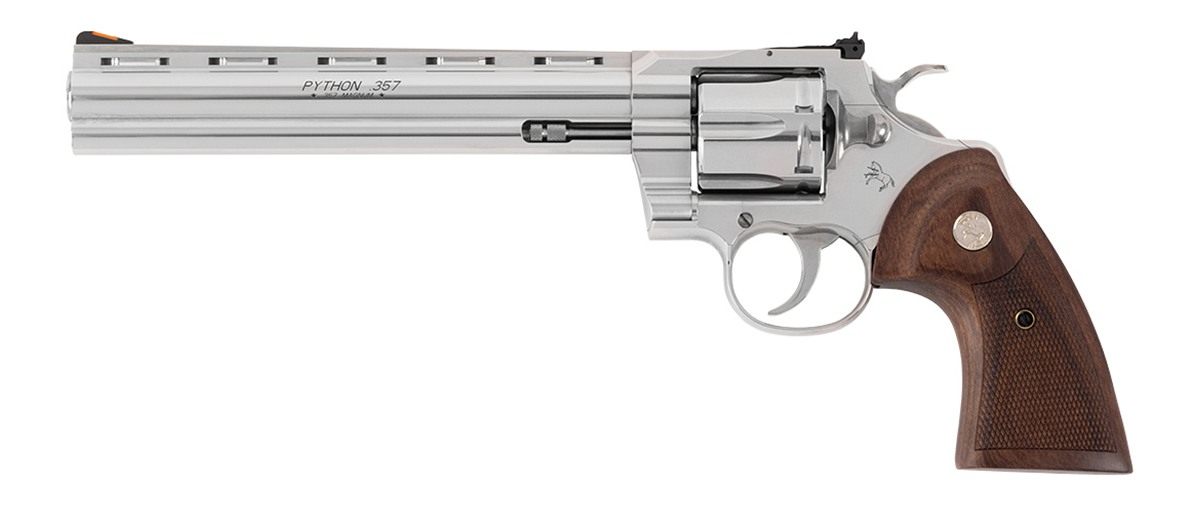 Colt Mfg PYTHONSP8WTS 357 Mag/38 Special 6 Shot 8in Polished Stainless Stee view 2