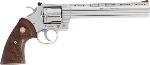 Colt Mfg PYTHONSP8WTS 357 Mag/38 Special 6 Shot 8in Polished Stainless Stee view 4
