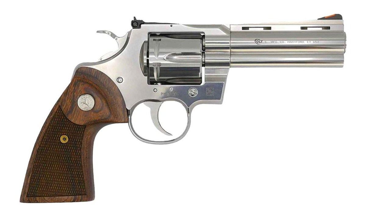 Colt Mfg PYTHONSP5WTS 357 Mag/38 Special 6 Shot 5in Stainless Recessed Targ view 4
