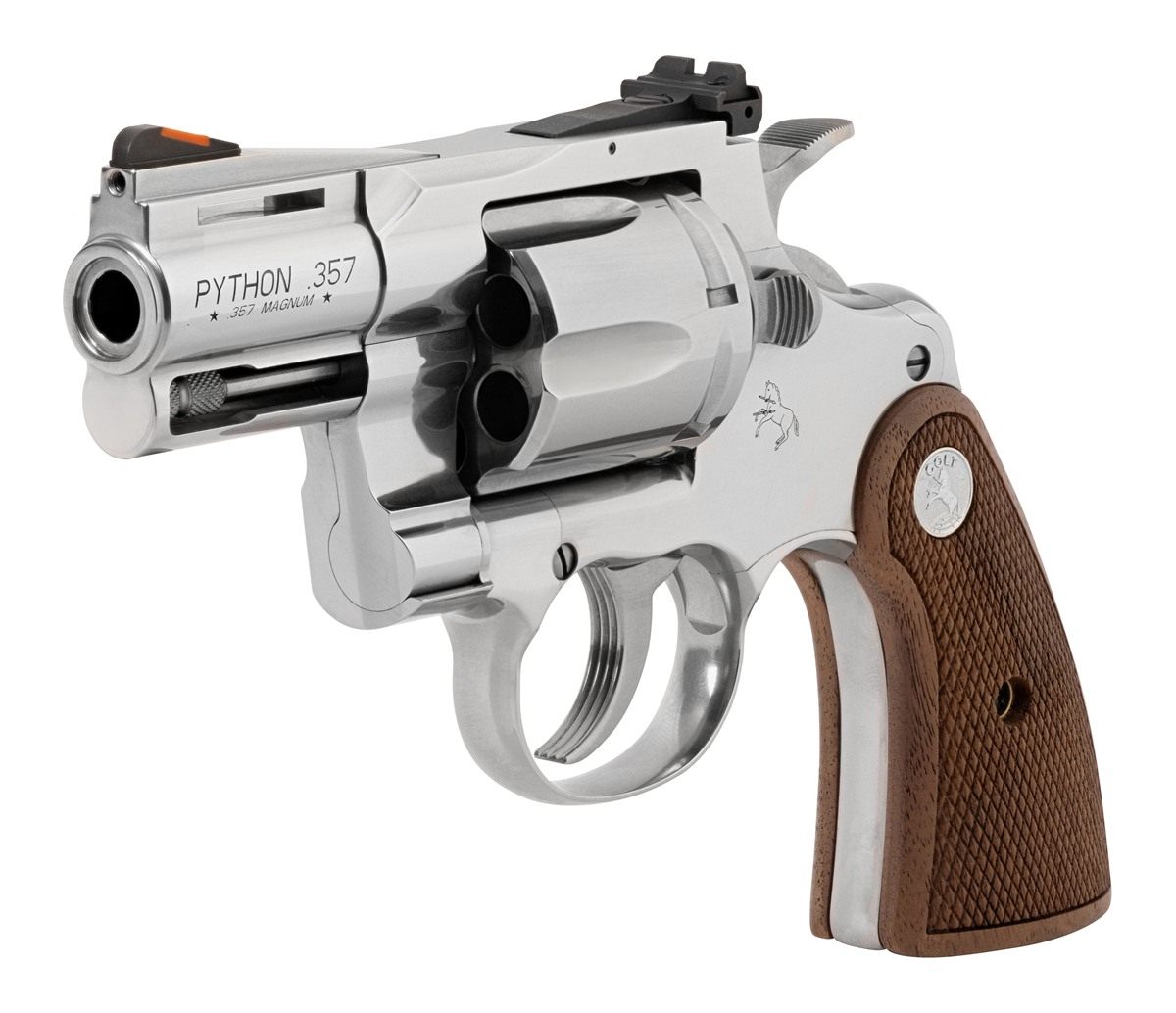 Colt Mfg PYTHONSP2WCTS 357 Mag/38 Special 6 Shot 2.50in Stainless Recessed